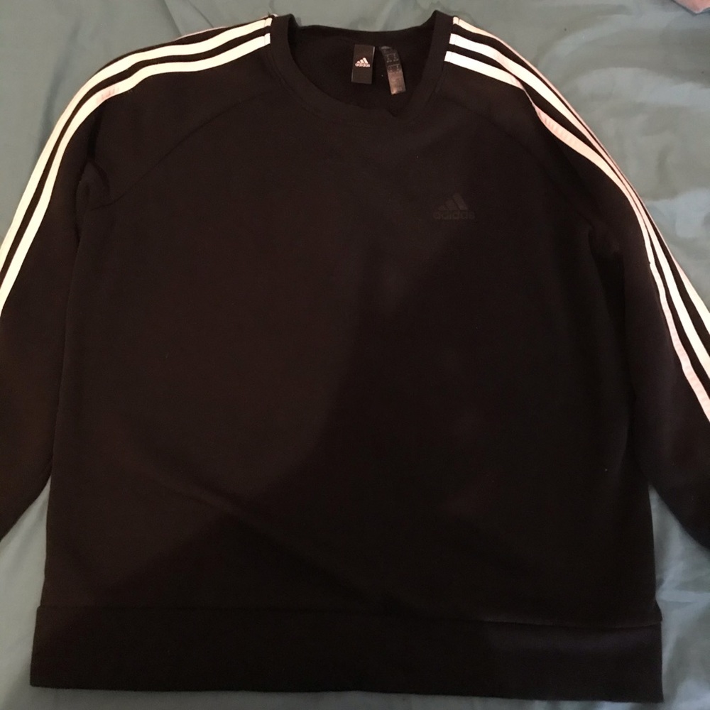 Black Adidas Crew Neck